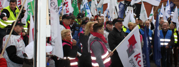 Der ffentliche Dienst protestiert beim SPD Frhlingsfest